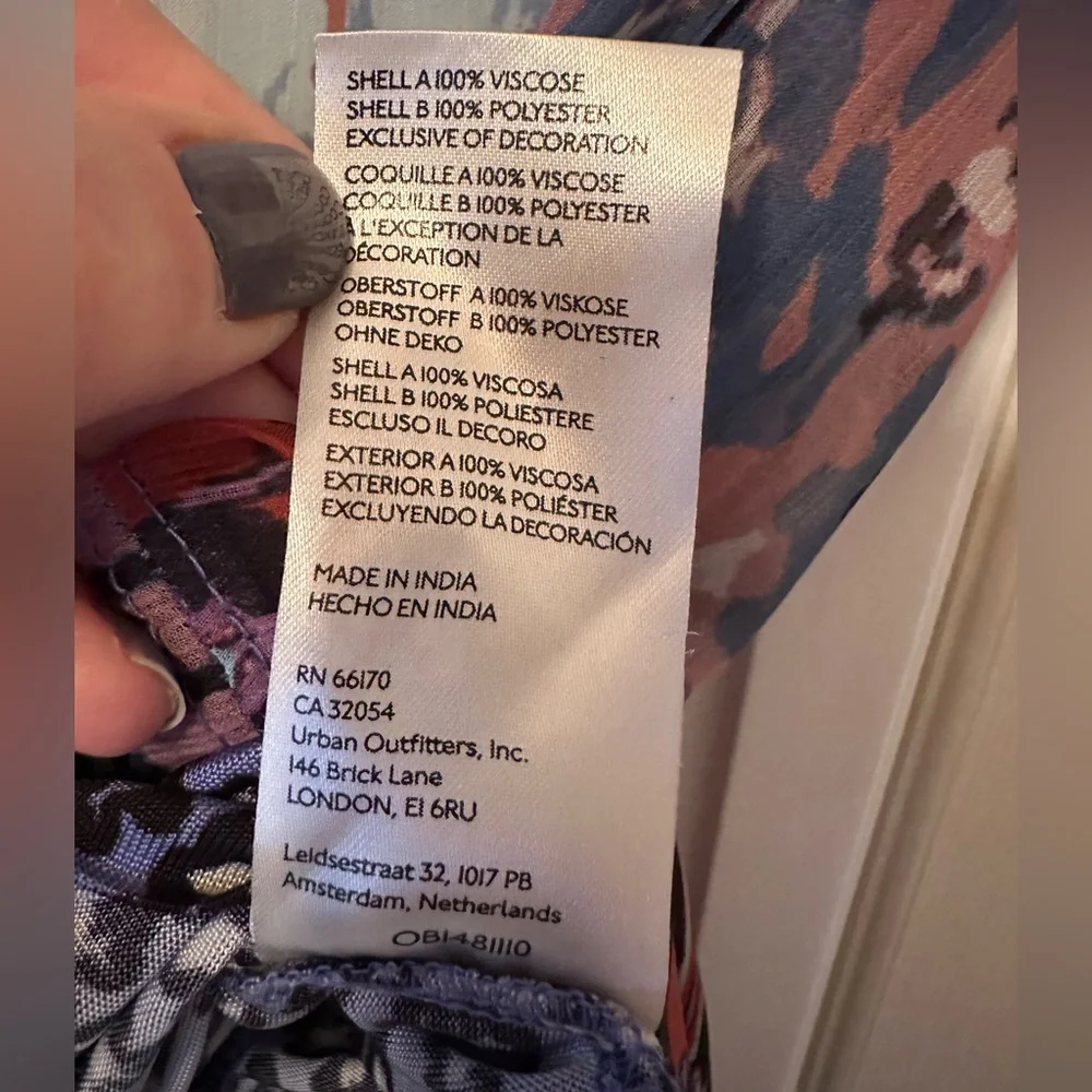 Free People Multicolor Patchwork style Blouse - Picture 9 of 11